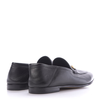 Gucci Lambskin Womens Brixton Horsebit Loafers 37 Black 4 of 11