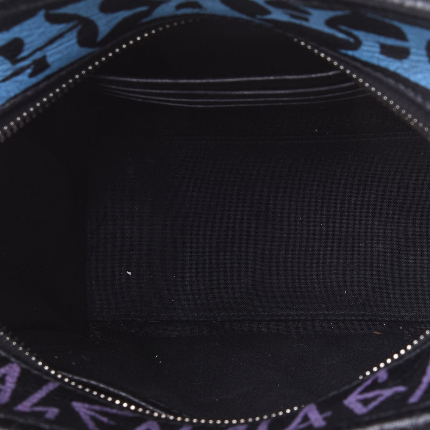 Agneau Arena Graffiti All Over XXS Bazar Shopper Tote Black Multicolor