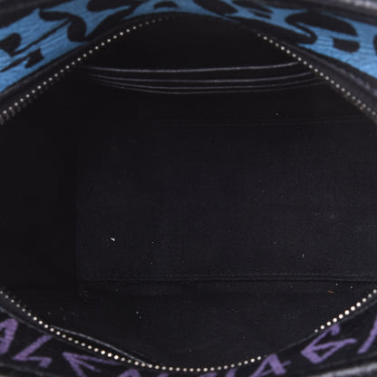 Balenciaga Agneau Arena Graffiti All Over XXS Bazar Shopper Tote Black Multicolor 4 of 4
