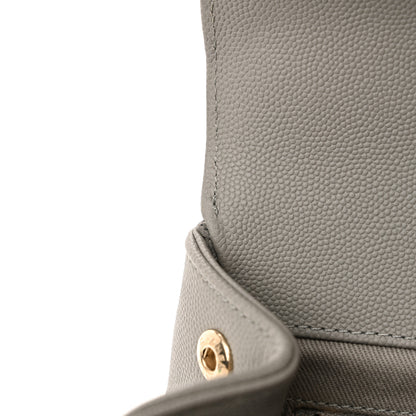 Chanel Caviar Quilted Medium Business Affinity Flap Grey 12 of 12