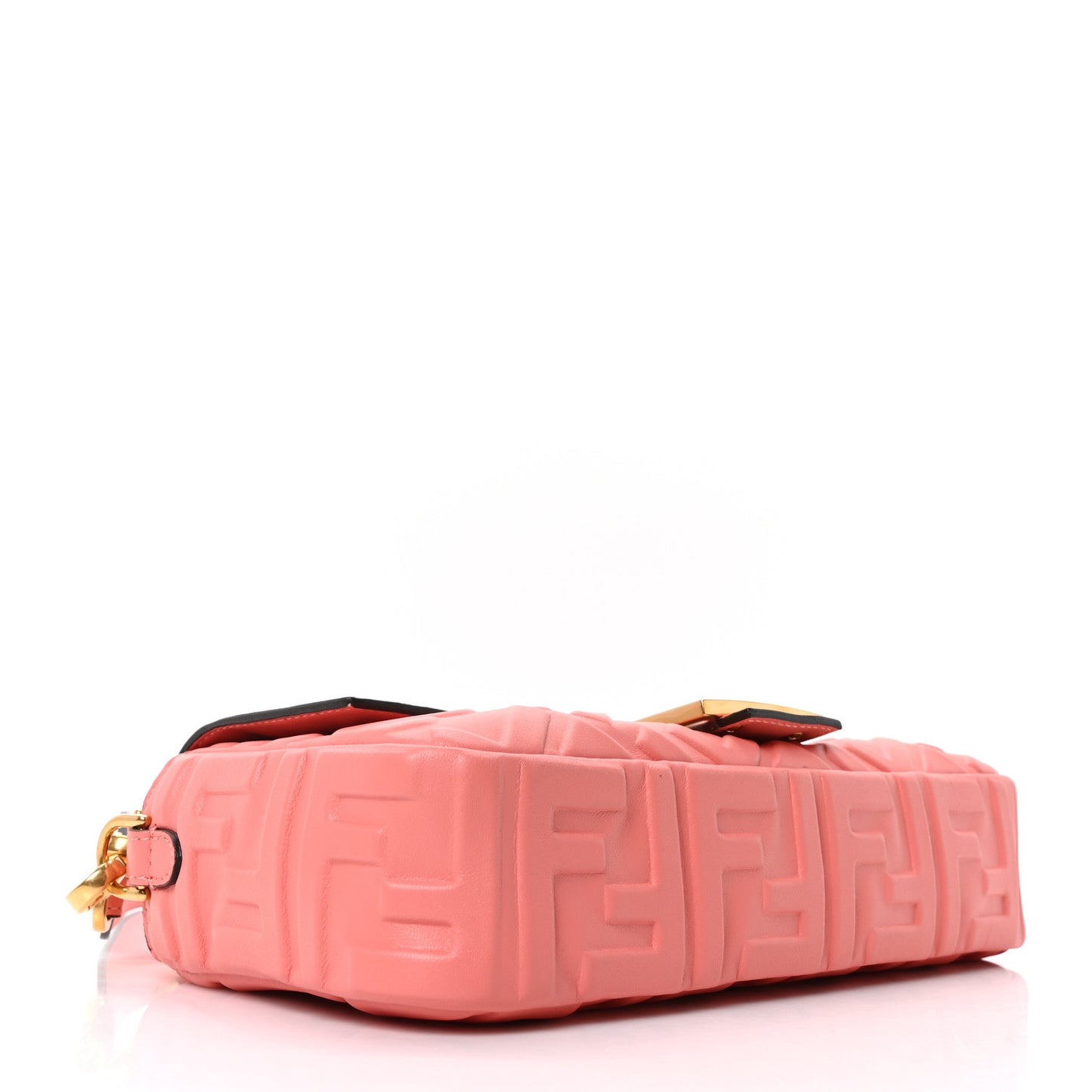 Nappa FF 1974 Embossed Baguette Rosa Pesca
