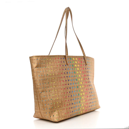 Fendi Zucca Perforated Dots Medium Roll Tote Multicolor 2 of 10