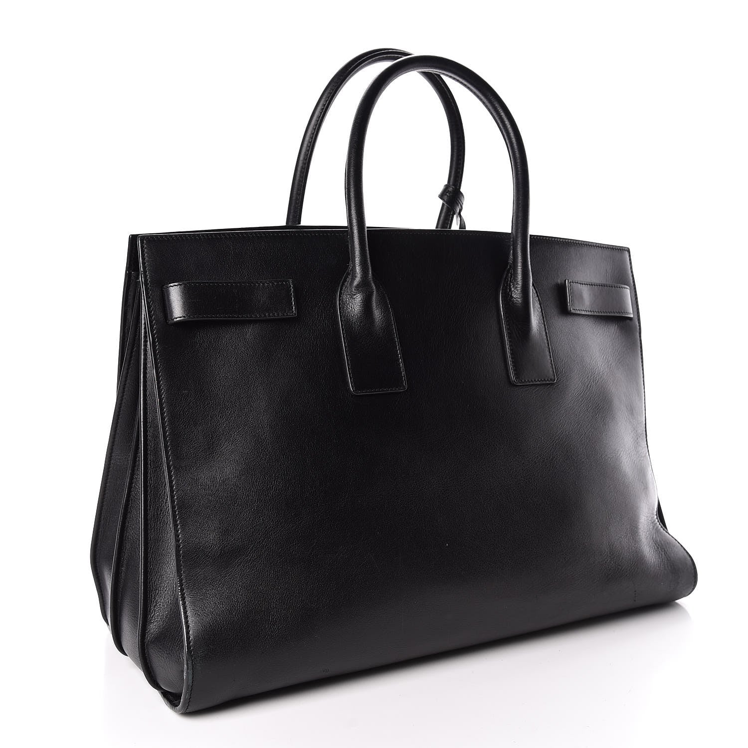 Saint Laurent Calfskin Large Sac De Jour Carryall Black 3 of 16