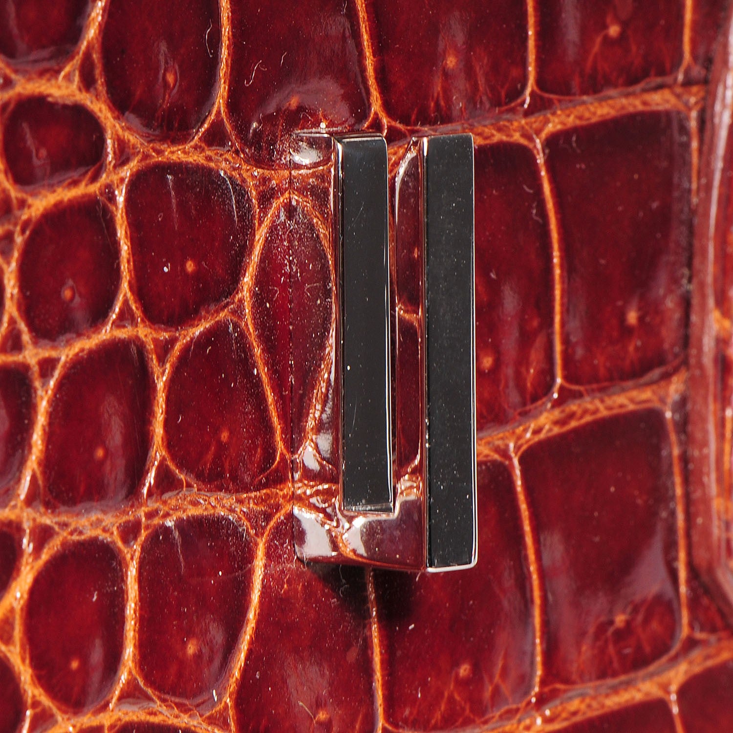 Hermes Shiny Porosus Crocodile Birkin 35 Miel 20 of 29