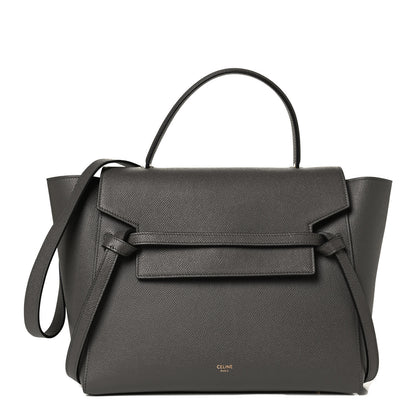 Celine Grained Calfskin Mini Belt Bag Grey 1 of 13