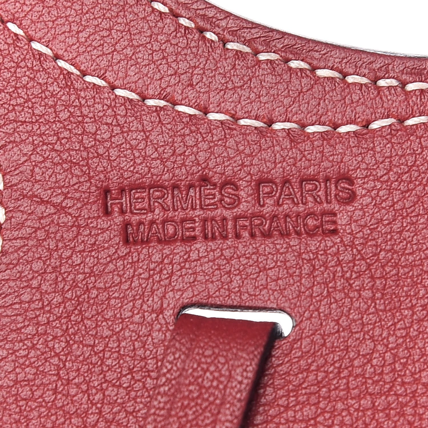 Hermes Swift Paddock Selle Horse Saddle Bag Charm Rouge Grenat 6 of 8