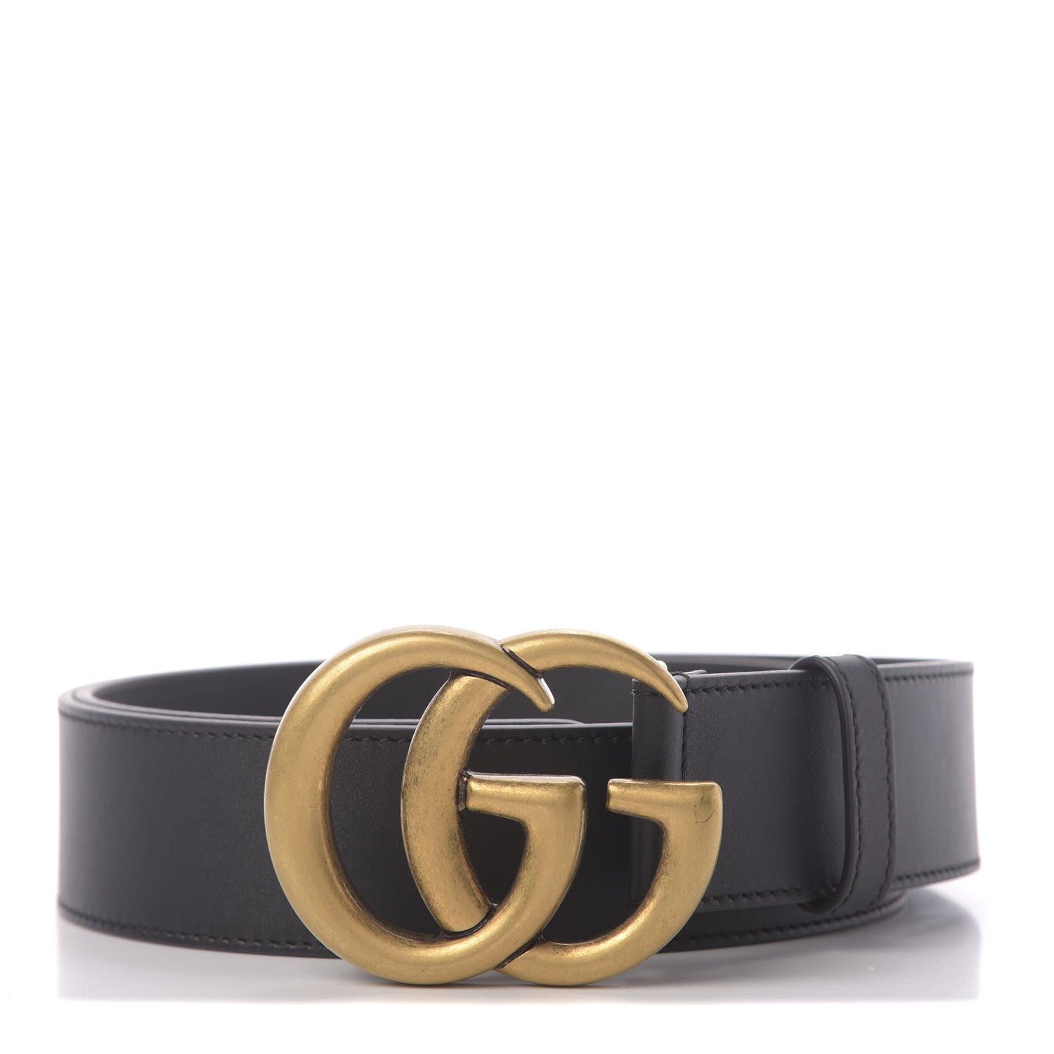 Gucci Calfskin Double G 40mm Belt 85 34 Black 1 of 6