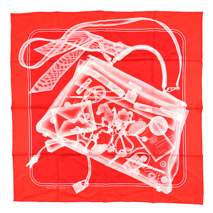 Hermes Silk Please Check In Scarf 90 1 of 3