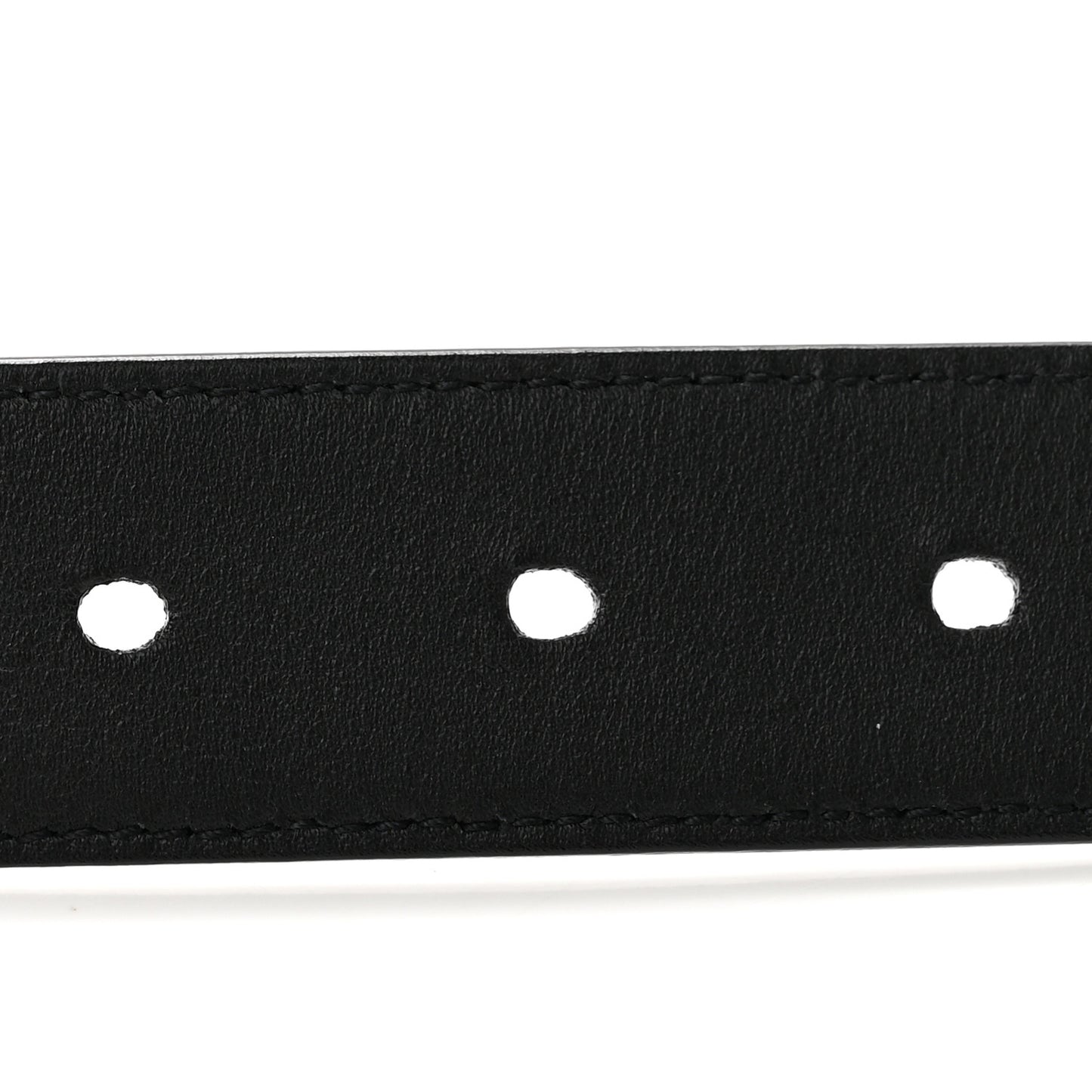 Smooth Calfskin Monogram Square Buckle Belt 85 34 Black