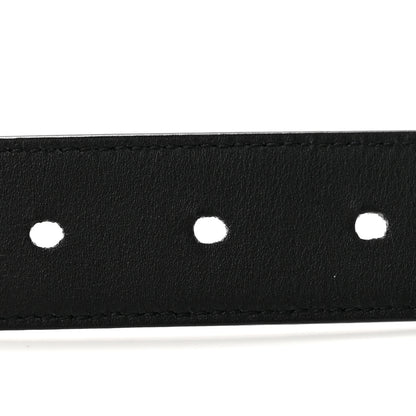 Saint Laurent Smooth Calfskin Monogram Square Buckle Belt 85 34 Black 4 of 7