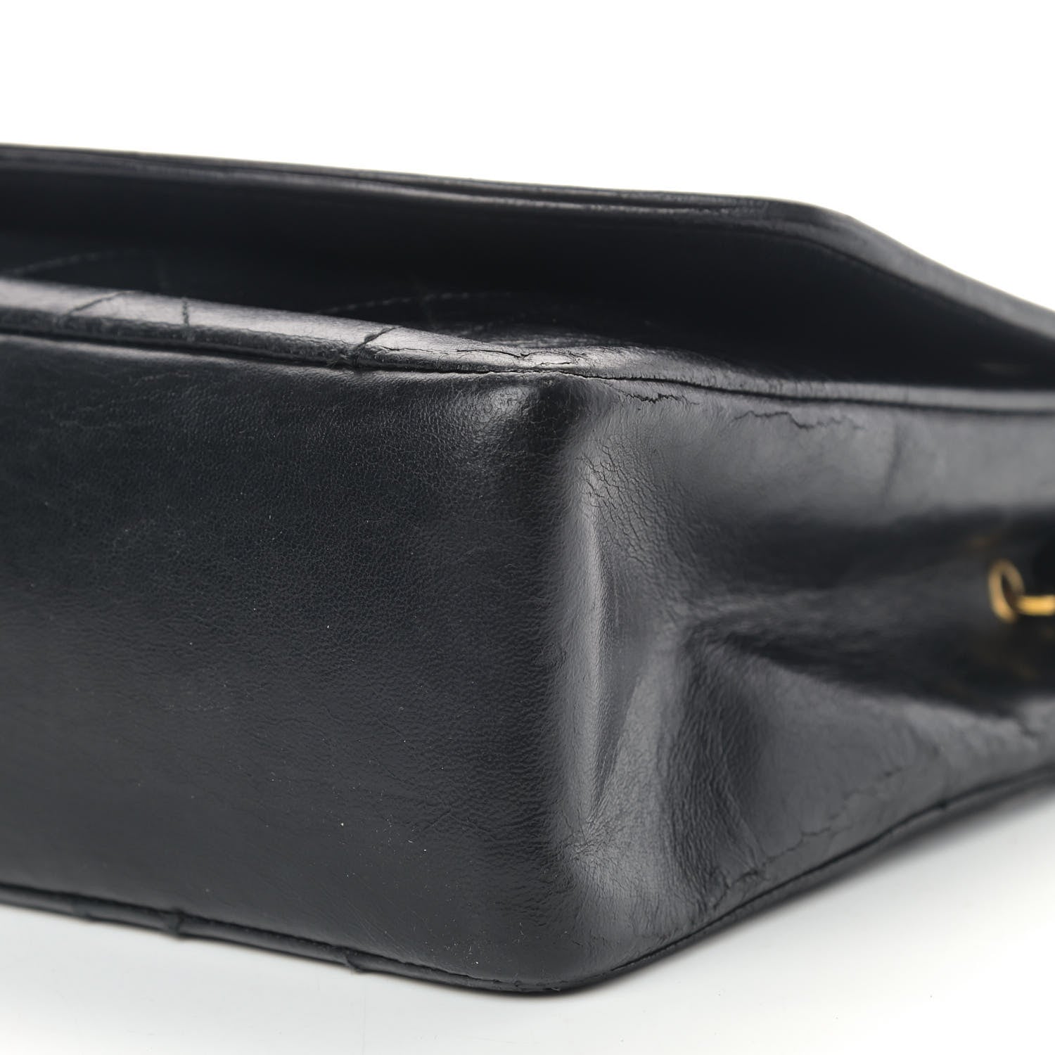 Chanel Lambskin Quilted Medium Single Flap Black 7 of 15
