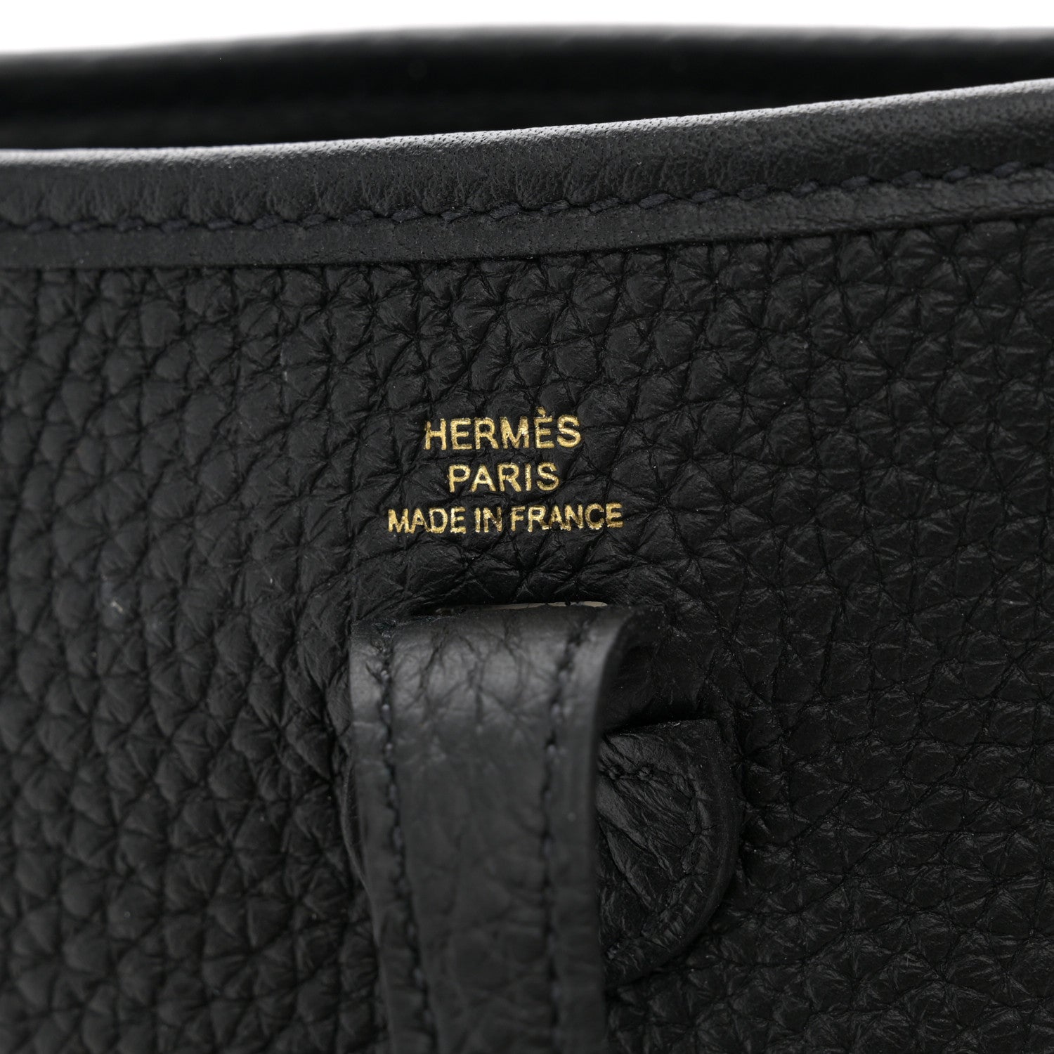 Hermes Taurillon Clemence Evelyne TPM Black 6 of 10