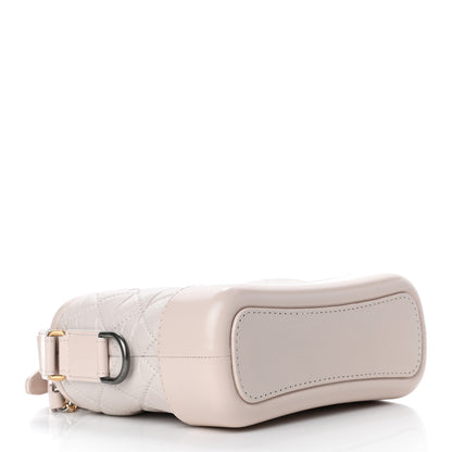 Chanel Aged Calfskin Quilted Small Gabrielle Hobo Beige 3 of 4