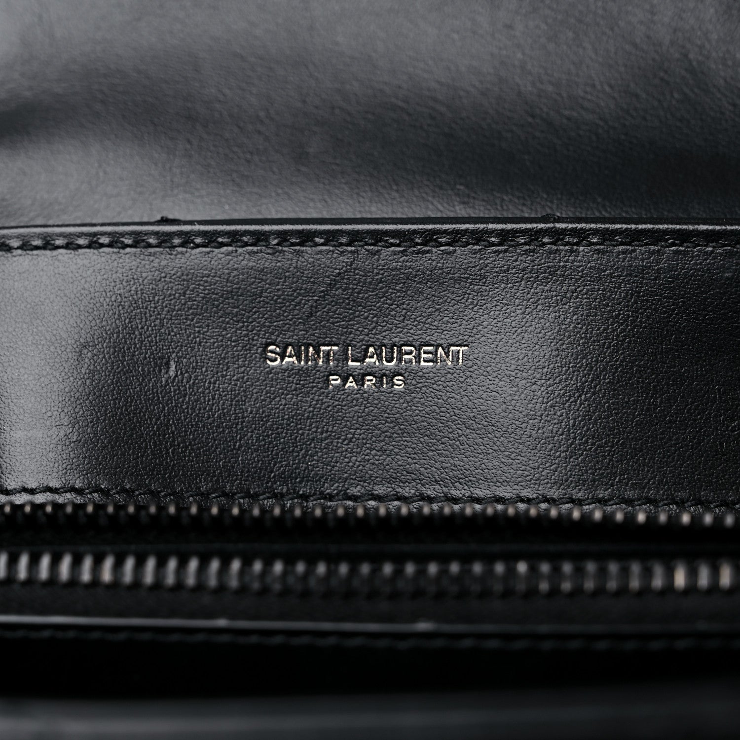 Saint Laurent Calfskin Y Quilted Monogram Monochrome Small Loulou Chain Satchel Black 6 of 15