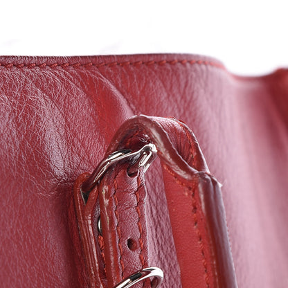 Balenciaga Veau Souple Papier A4 Zip Around Tote Rouge 17 of 19