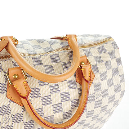 Louis Vuitton Damier Azur Speedy 30 8 of 8