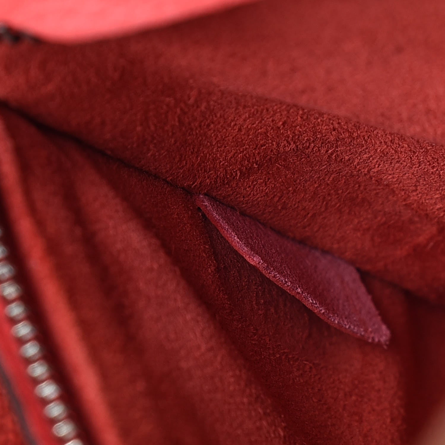 Celine Supple Calfskin Medium Phantom Luggage Vermillion 8 of 21