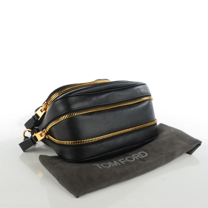 Tom Ford Grained Calfskin Medium Jennifer Crossbody Bag Black 4 of 7