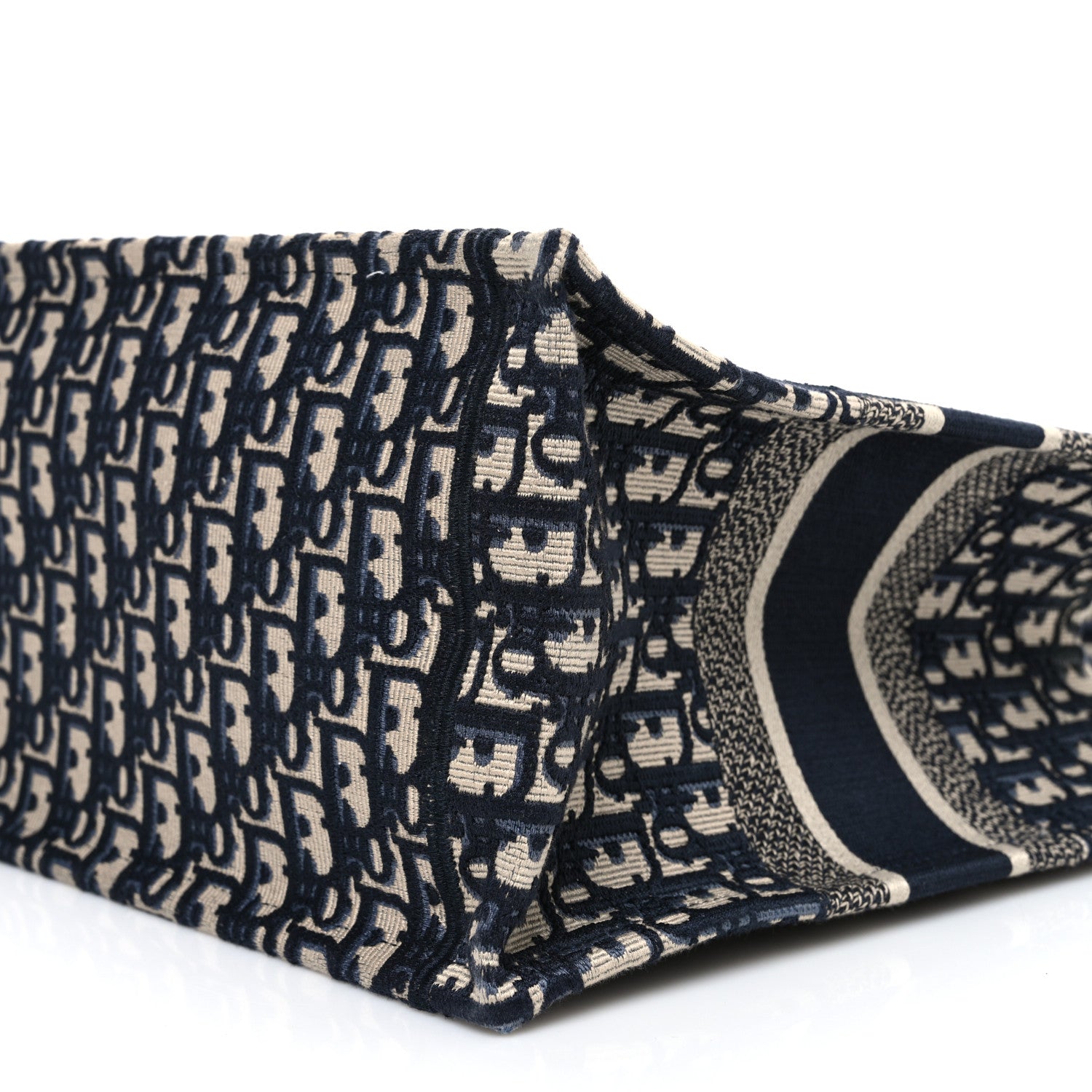 Christian Dior Oblique Medium Book Tote Blue Multicolor 10 of 10