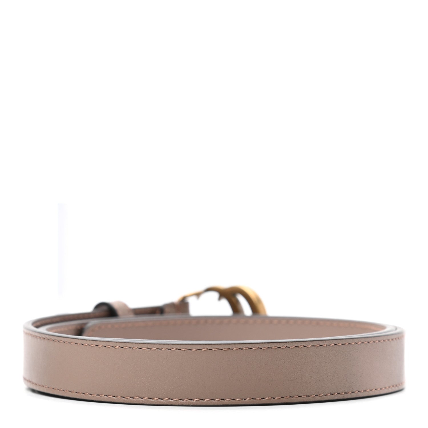 Gucci Calfskin Double G 20mm Belt 75 30 Porcelain Rose 2 of 5
