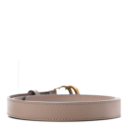 Gucci Calfskin Double G 20mm Belt 75 30 Porcelain Rose 2 of 5