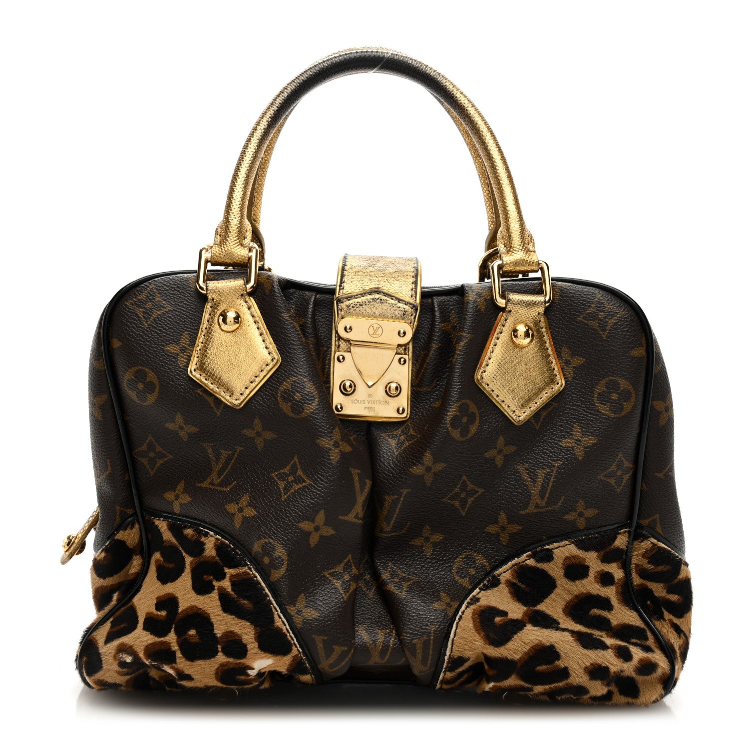 Louis Vuitton LOUIS VUITTON Monogram Leopard Adele 1 of 8