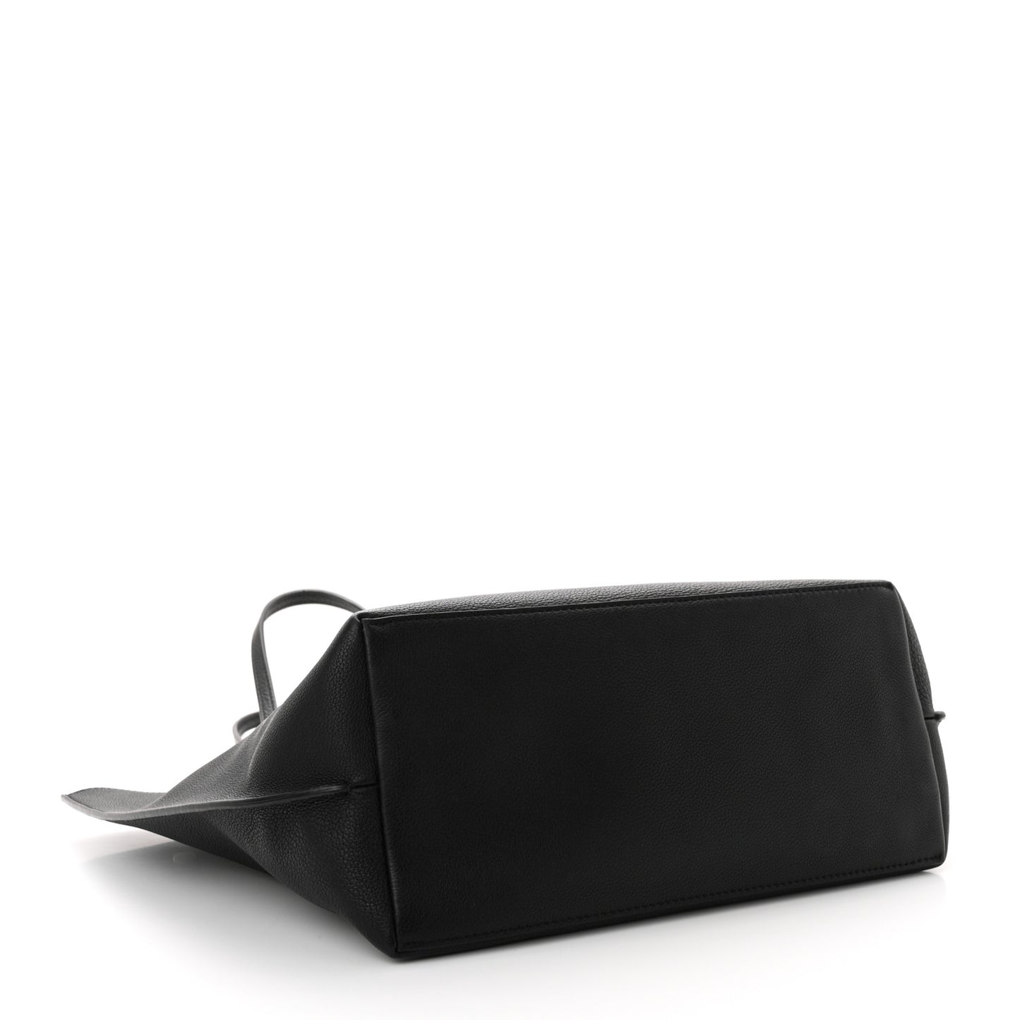 Calfskin Lockme Go Tote Black