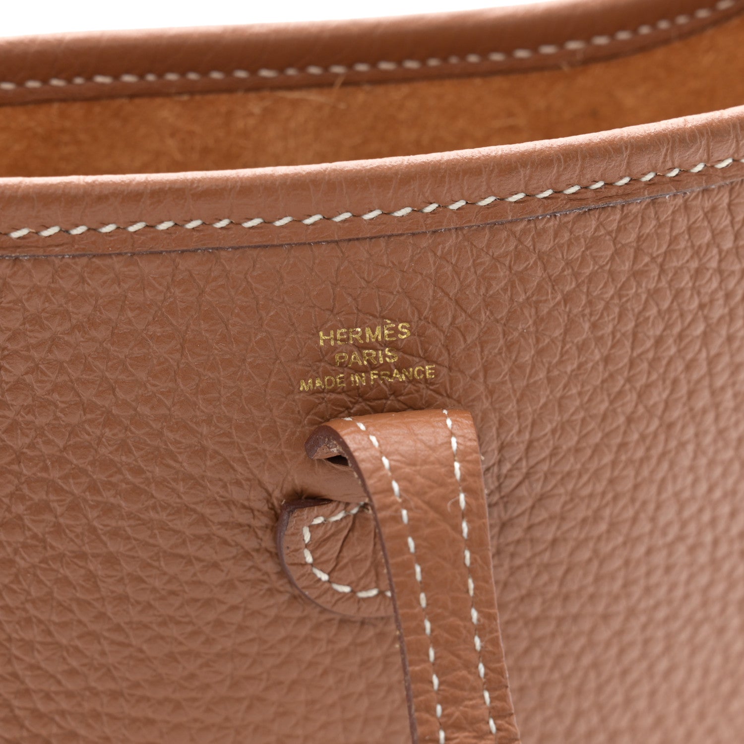 Hermes Taurillon Clemence Evelyne TPM Gold 6 of 11