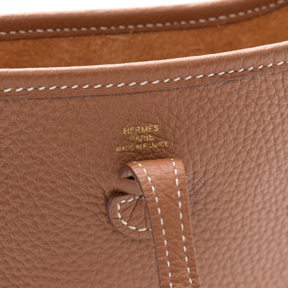 Hermes Taurillon Clemence Evelyne TPM Gold 6 of 11