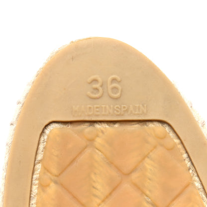 Chanel Toile CC Espadrilles 36 Black 7 of 8