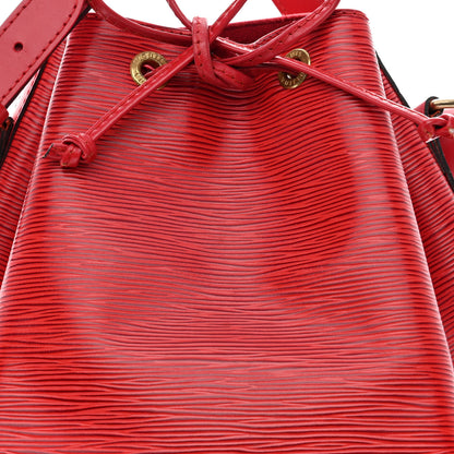 Louis Vuitton Epi Petit Noe Castillan Red 7 of 13