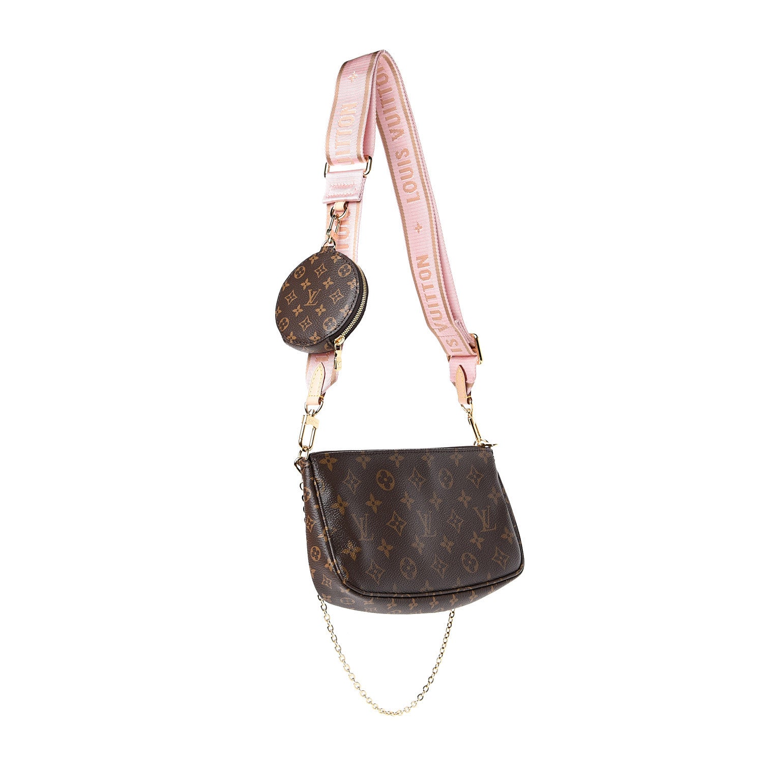 Louis Vuitton Monogram Multi Pochette Accessories Rose Clair 2 of 13
