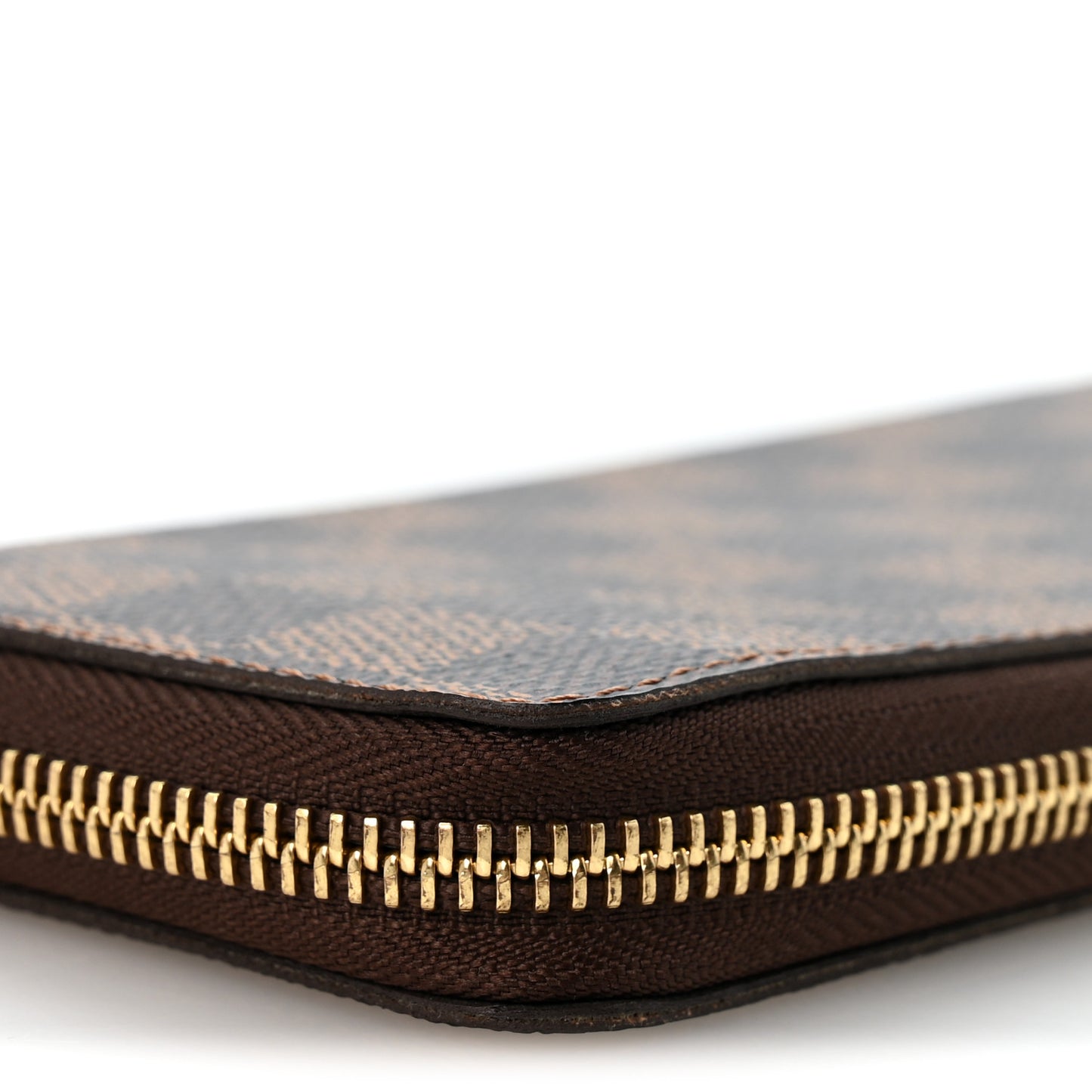 Damier Ebene Clemence Wallet Cherry