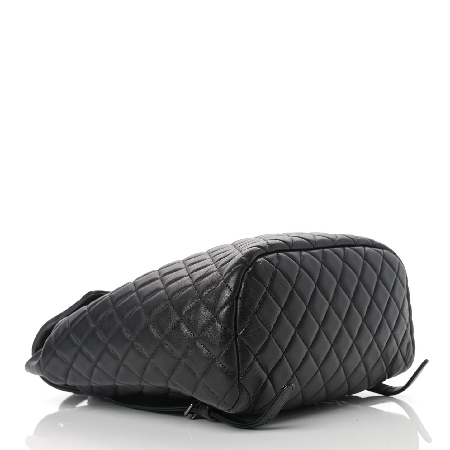 Lambskin Quilted Large Urban Spirit Backpack Black