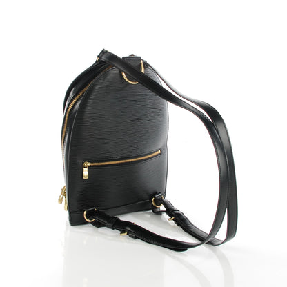 Louis Vuitton Epi Mabillon Backpack Black 3 of 7