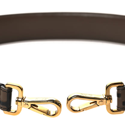 Fendi Vitello Century Bi-Color FF 1974 Embossed Strap You Maya Black 3 of 5