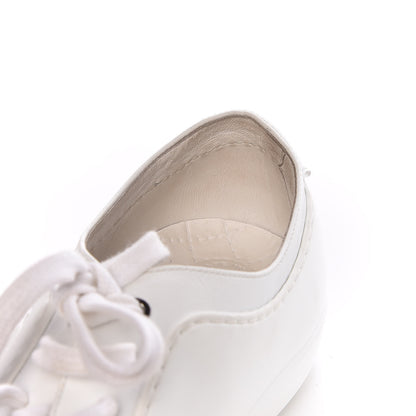Chanel Calfskin Gum Womens CC Sneakers 40.5 White 9 of 12