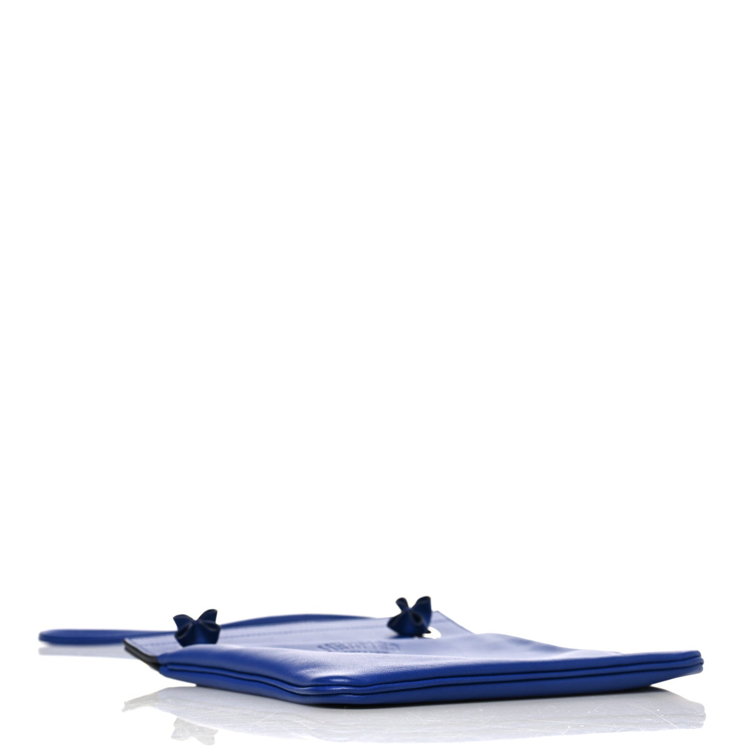 Hermes Milo Lambskin Swift Mini Aline Bleu Electrique 4 of 7