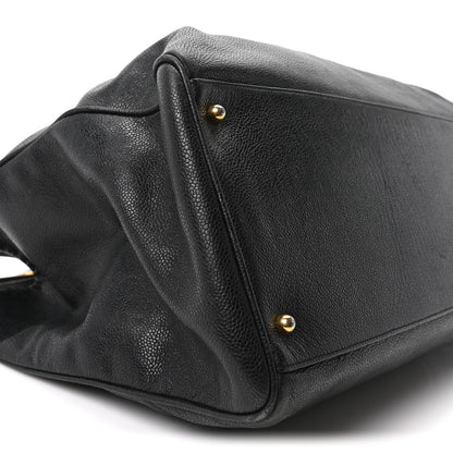 Chanel Caviar XL Weekender Bag Black 9 of 10
