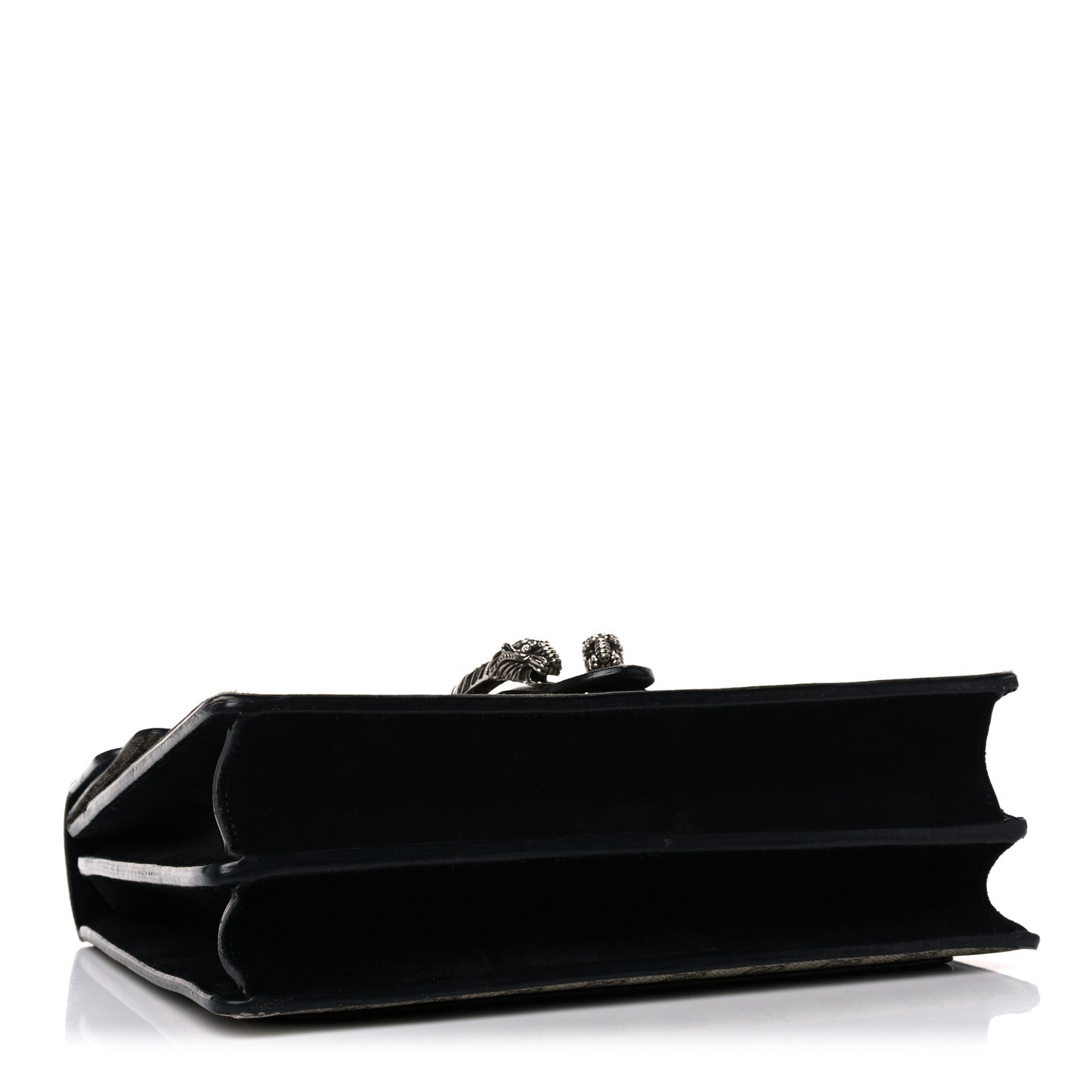 GG Supreme Monogram Medium Dionysus Shoulder Bag Black