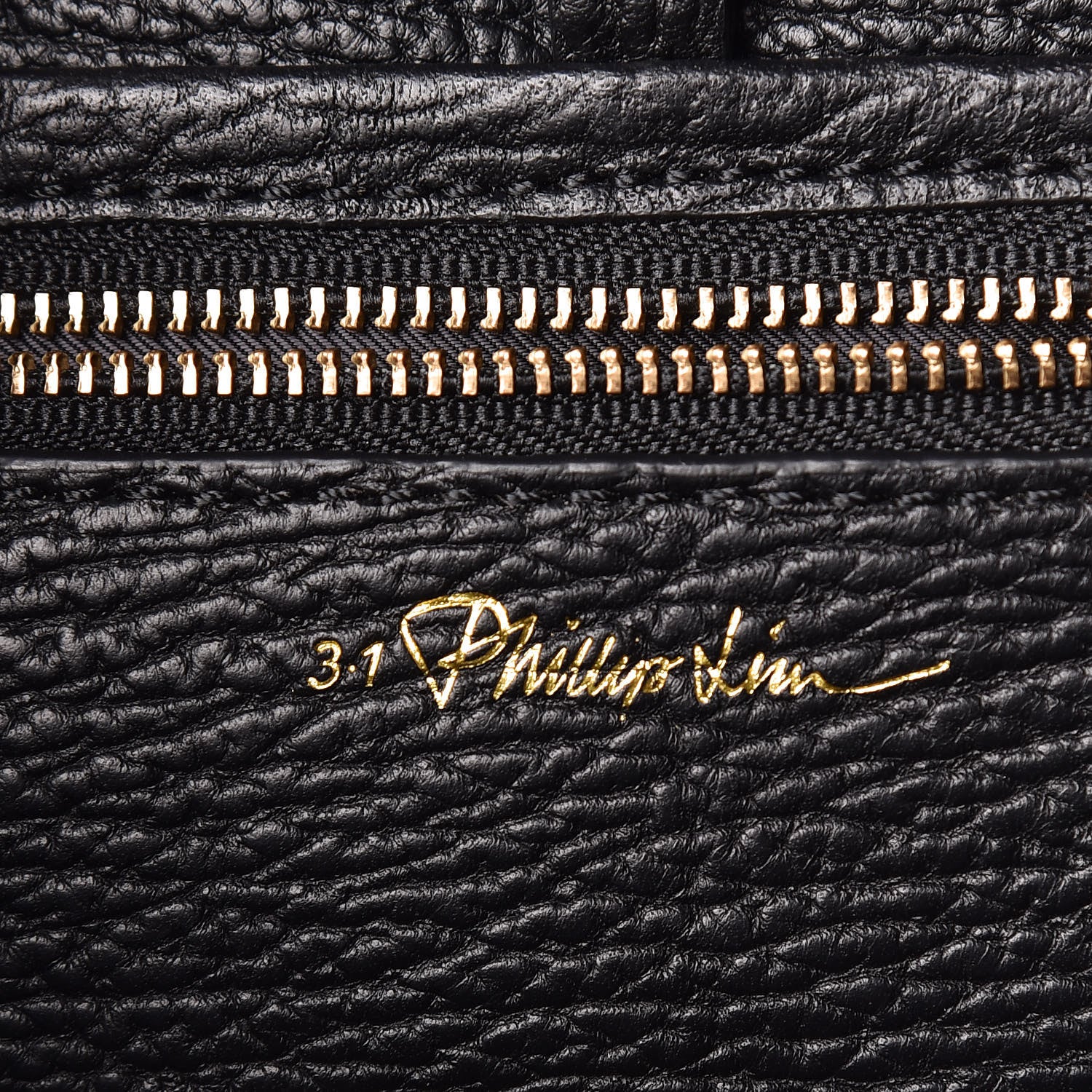 3.1 Phillip Lim 3.1 Textured Calfskin Medium Pashli Satchel Black 6 of 9