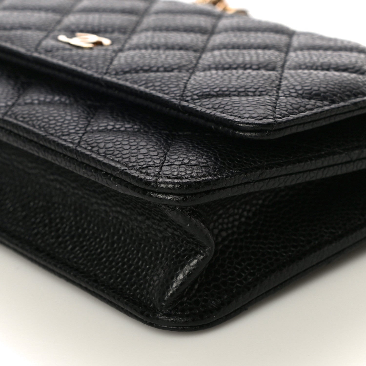 Chanel Caviar Quilted Wallet On Chain WOC Black 11 of 14