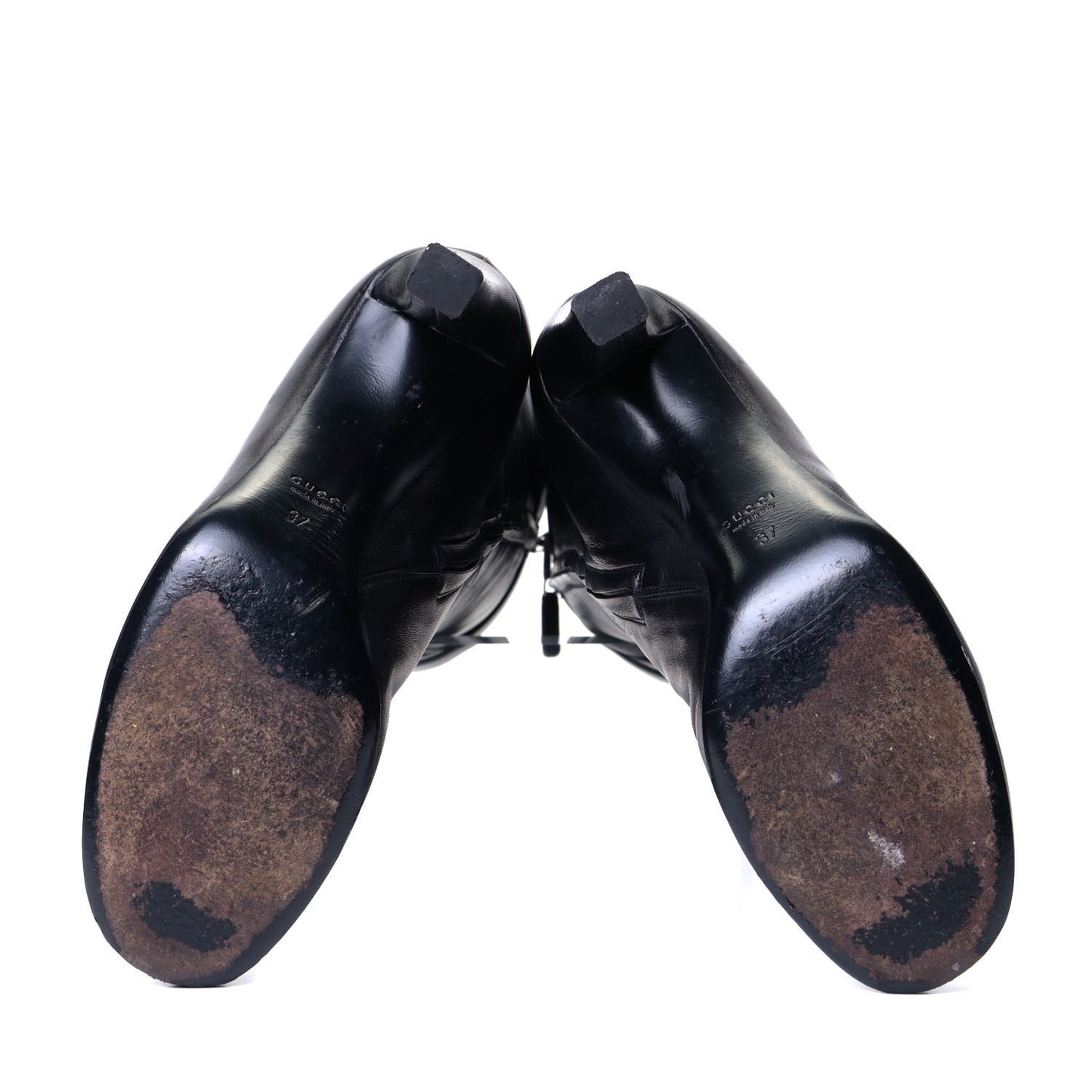 Calfskin Interlocking G Sachalin Riding Boots 37 Black