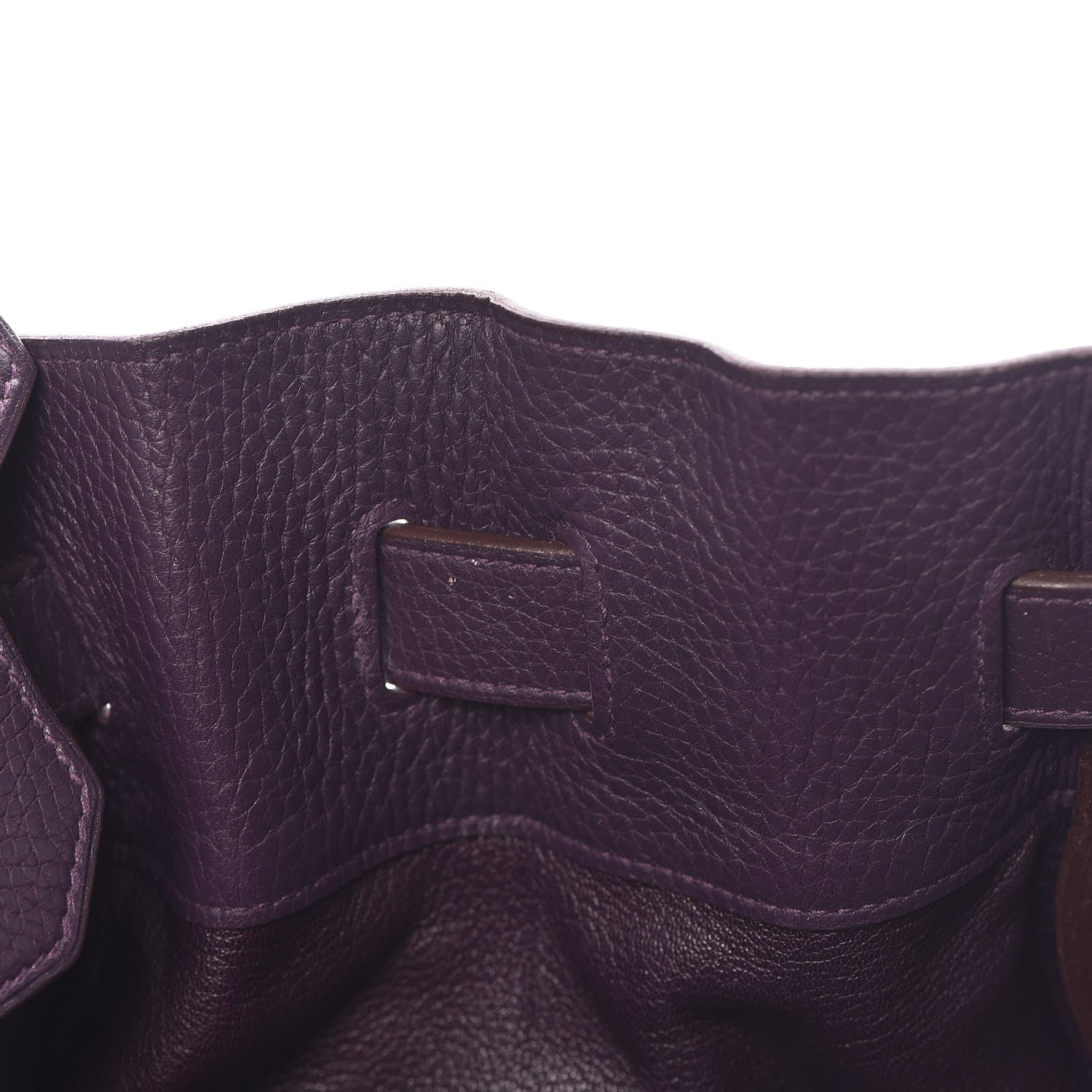 Hermes Taurillon Clemence JPG Birkin 42 Raisin 21 of 56