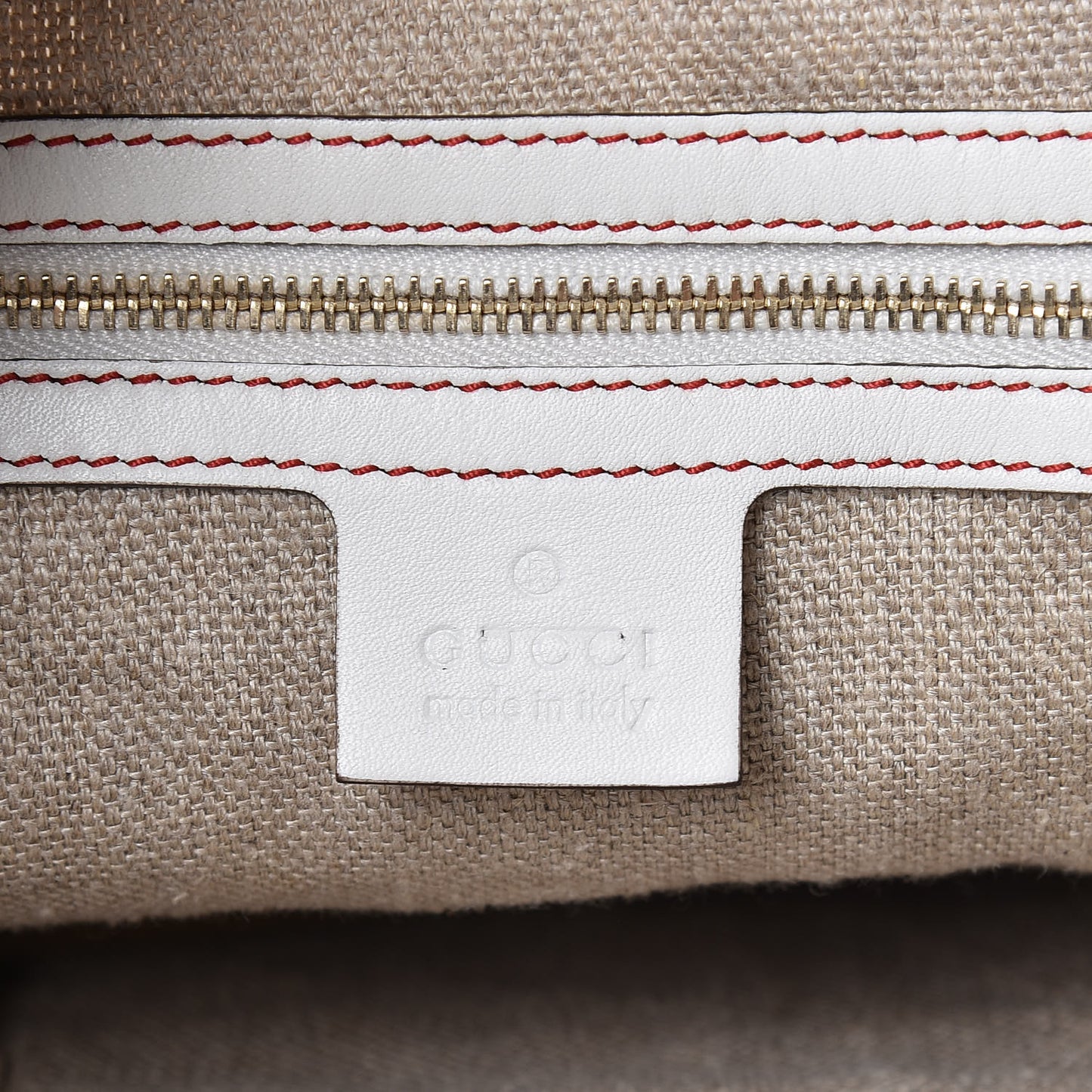 Canvas Embroidered Peggy Bamboo Top Handle Hobo White