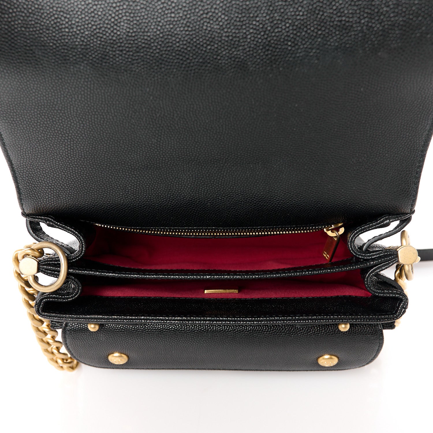 Chanel Caviar Mini Messenger Bag Black 5 of 11