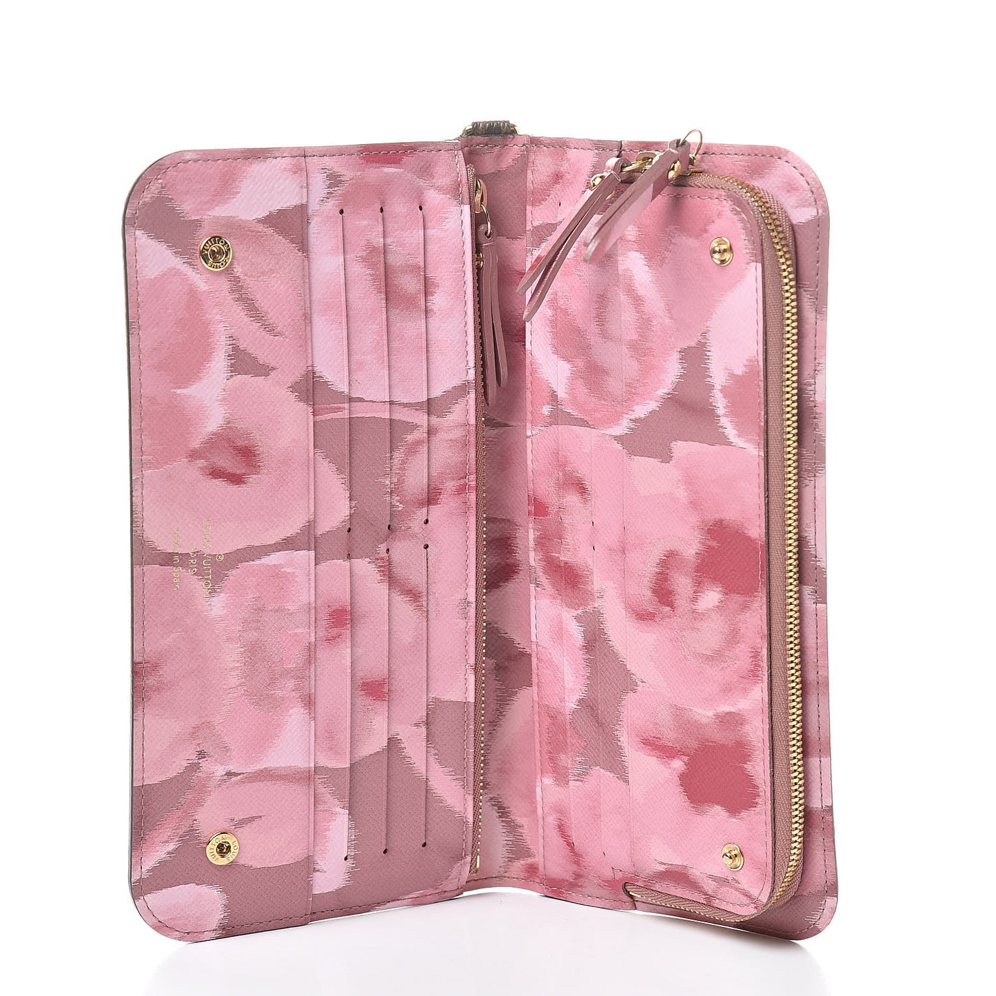 Monogram Articles de Voyage Ikat Insolite Wallet Rose Velours