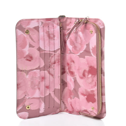 Louis Vuitton Monogram Articles de Voyage Ikat Insolite Wallet Rose Velours 5 of 7