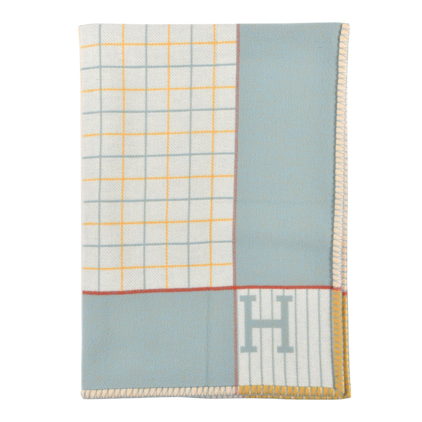 Wool Cashmere Avalon Passe-Passe Blanket Miel