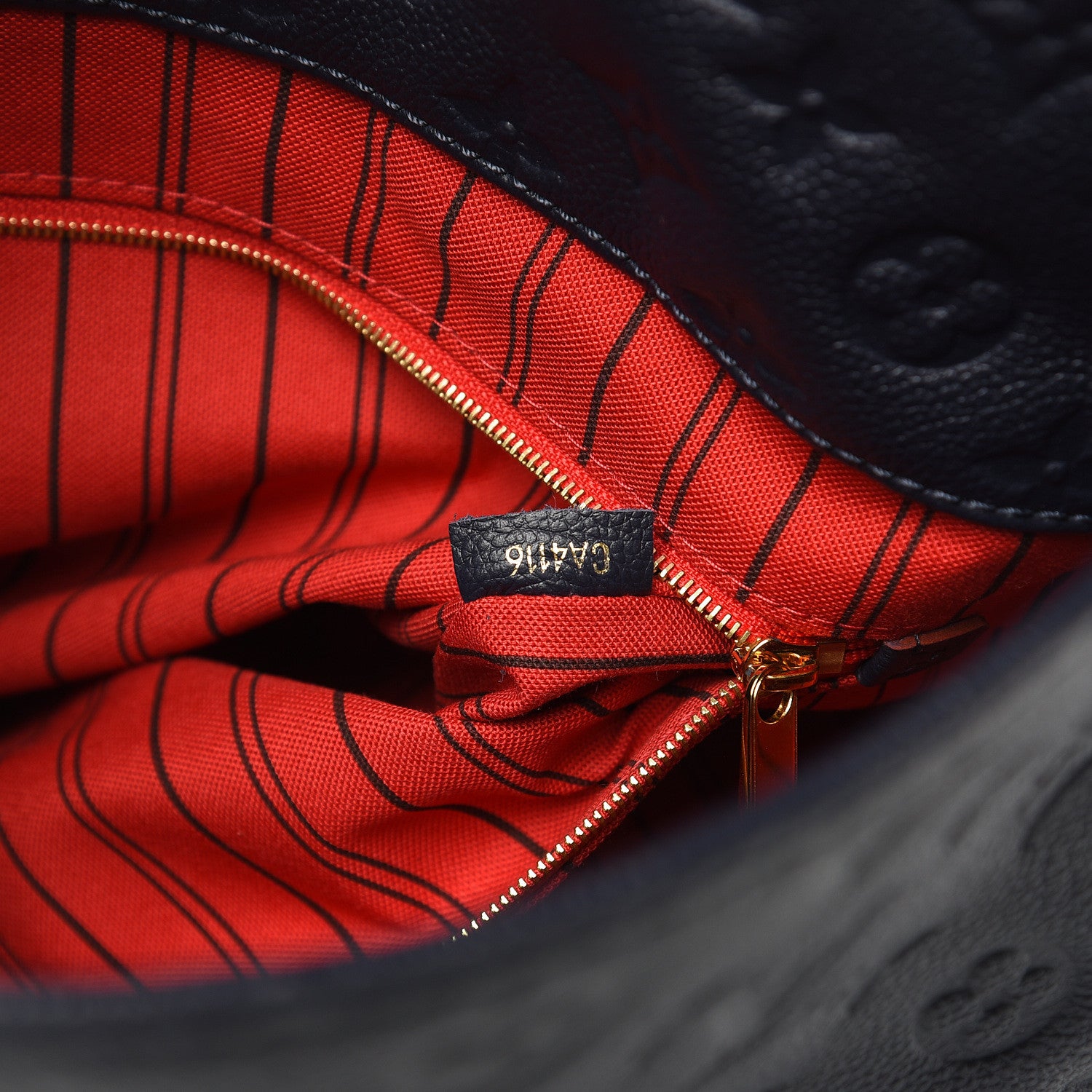 Louis Vuitton Empreinte Artsy MM Marine Rouge 7 of 10